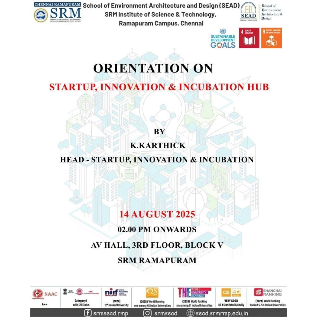 Orientation on Startup, Innovation & Incubation Hub